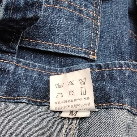 Blue Jean  Bib Overalls   Size M - Picture 5 of 5